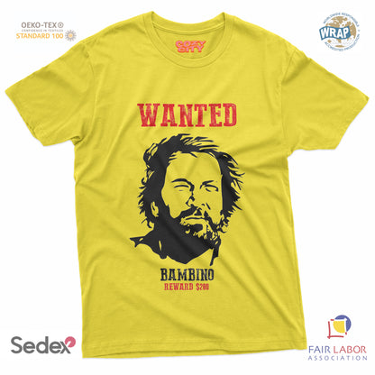 maglietta t-shirt-bambimo wanted