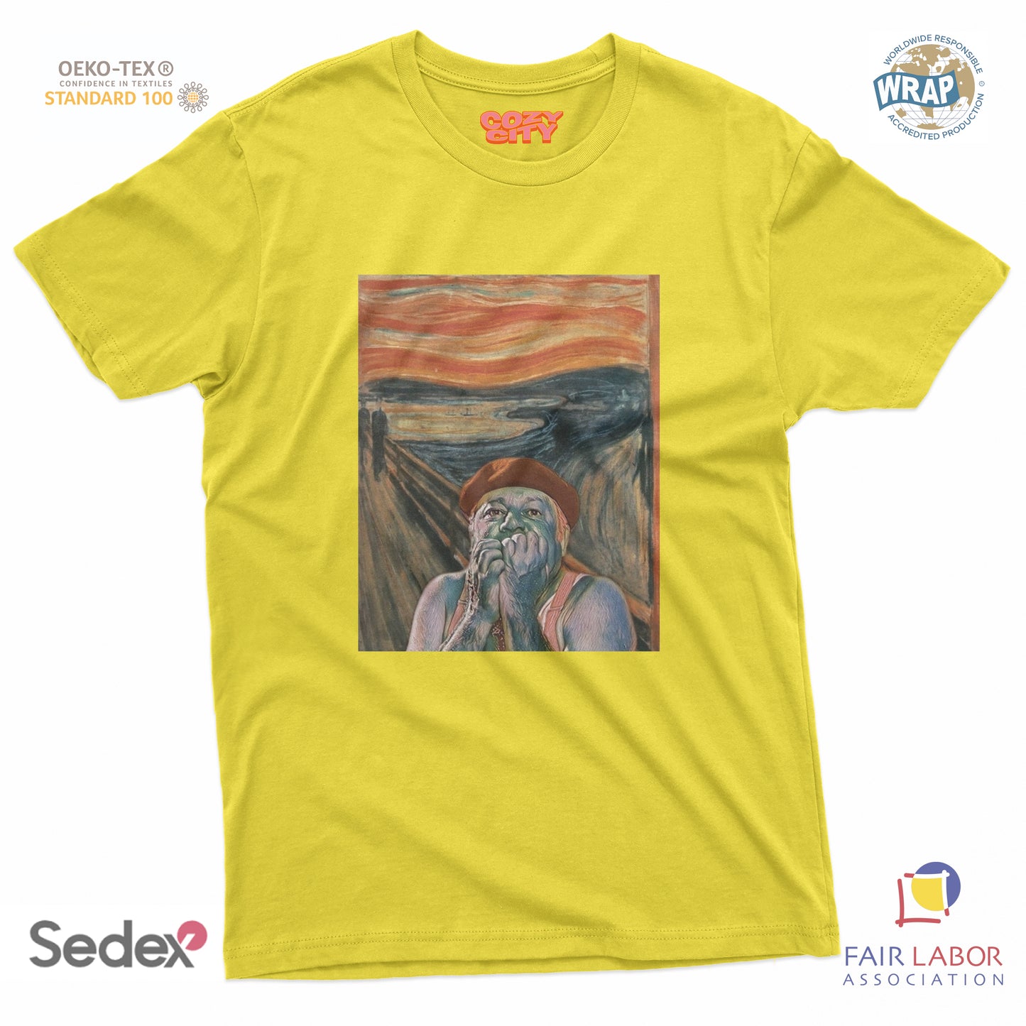 maglietta t-shirt- l urlo di ugo