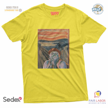 maglietta t-shirt- l urlo di ugo