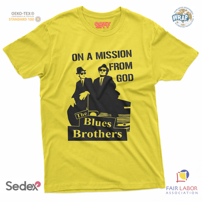 maglietta t-shirt- brothers on a mission from god