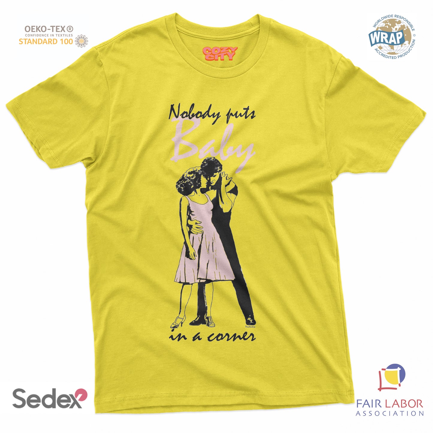 maglietta t-shirt- nessuno mette baby in un angolo