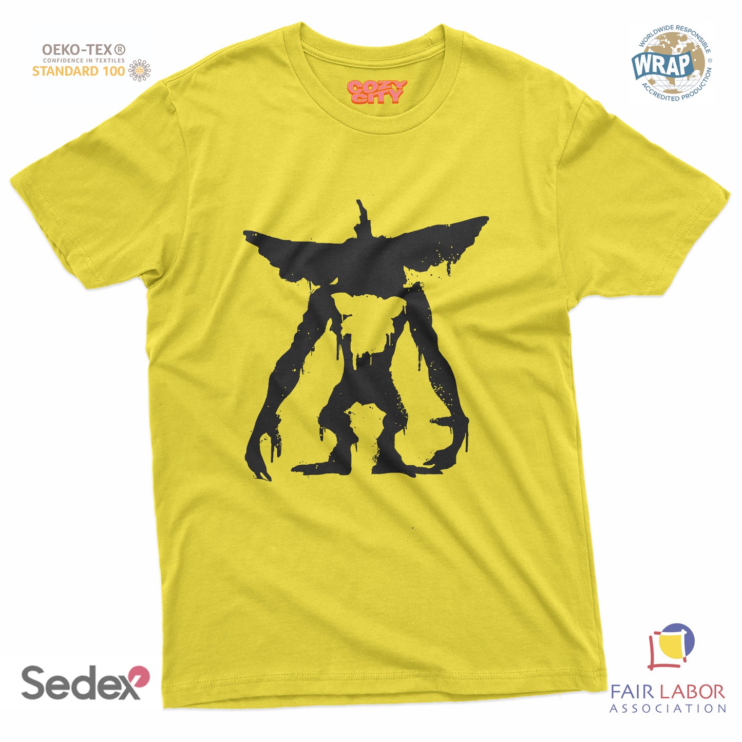 maglietta t-shirt- mostri anni 80