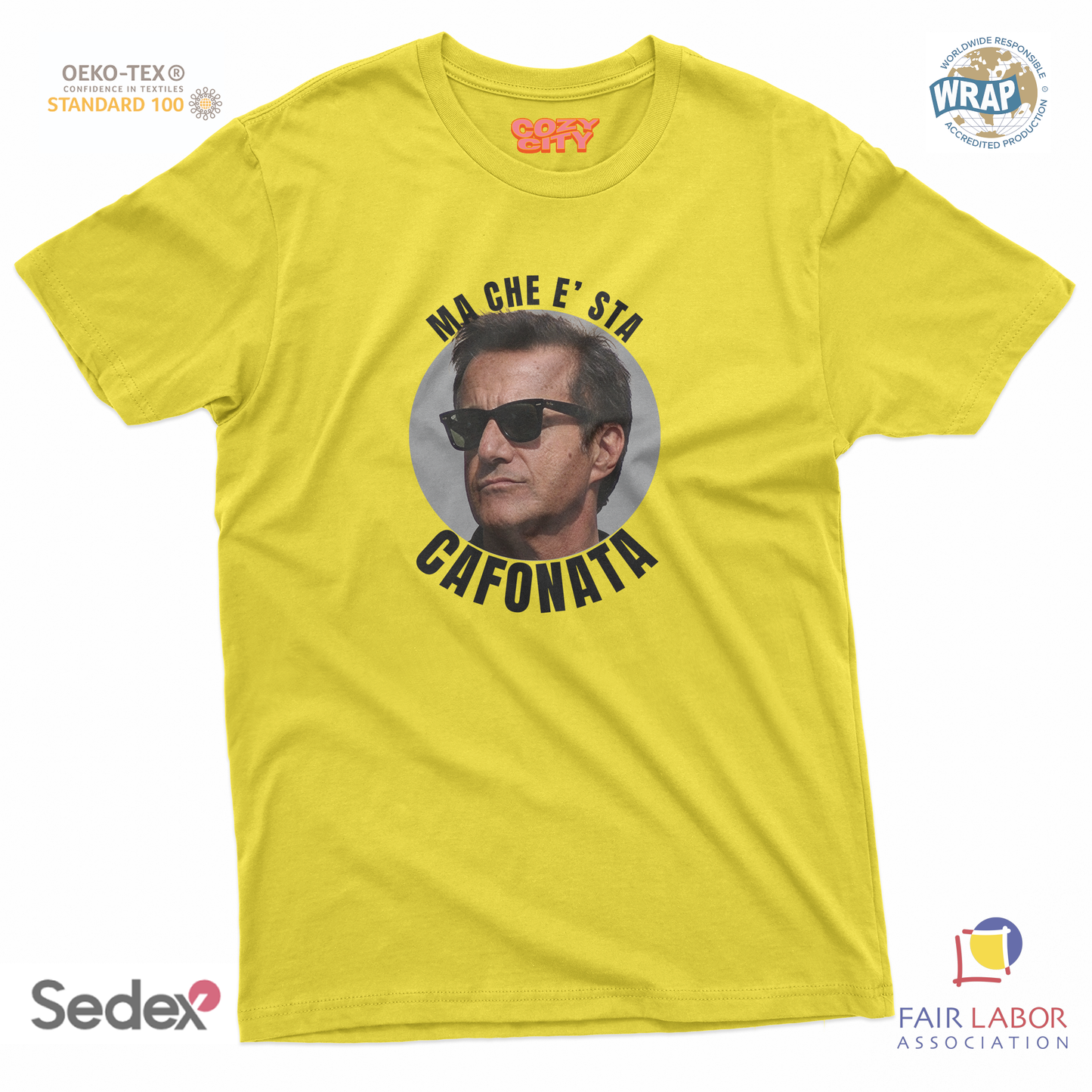 maglietta t-shirt- cristian che è sta cafonata