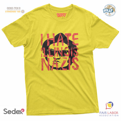 maglietta t-shirt- i hate illinois nazis