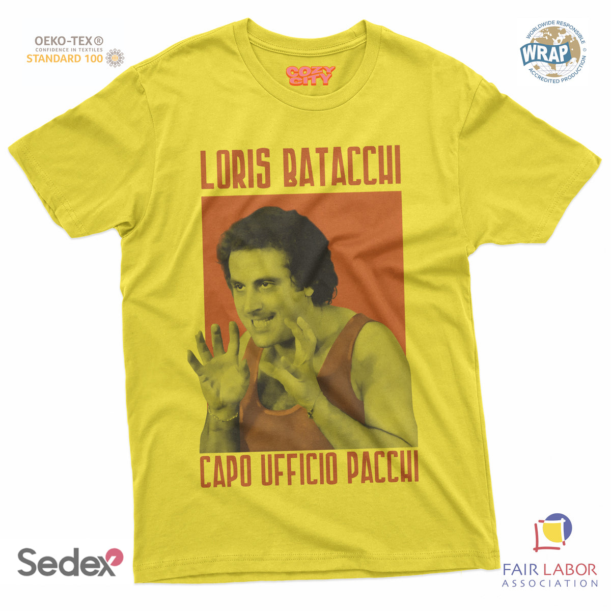 maglietta t-shirt- loris capo ufficio pacchi