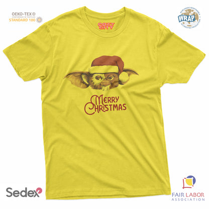 maglietta t-shirt- merry christmas mostro