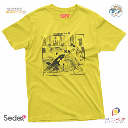 maglietta t-shirt- rebus maleducato