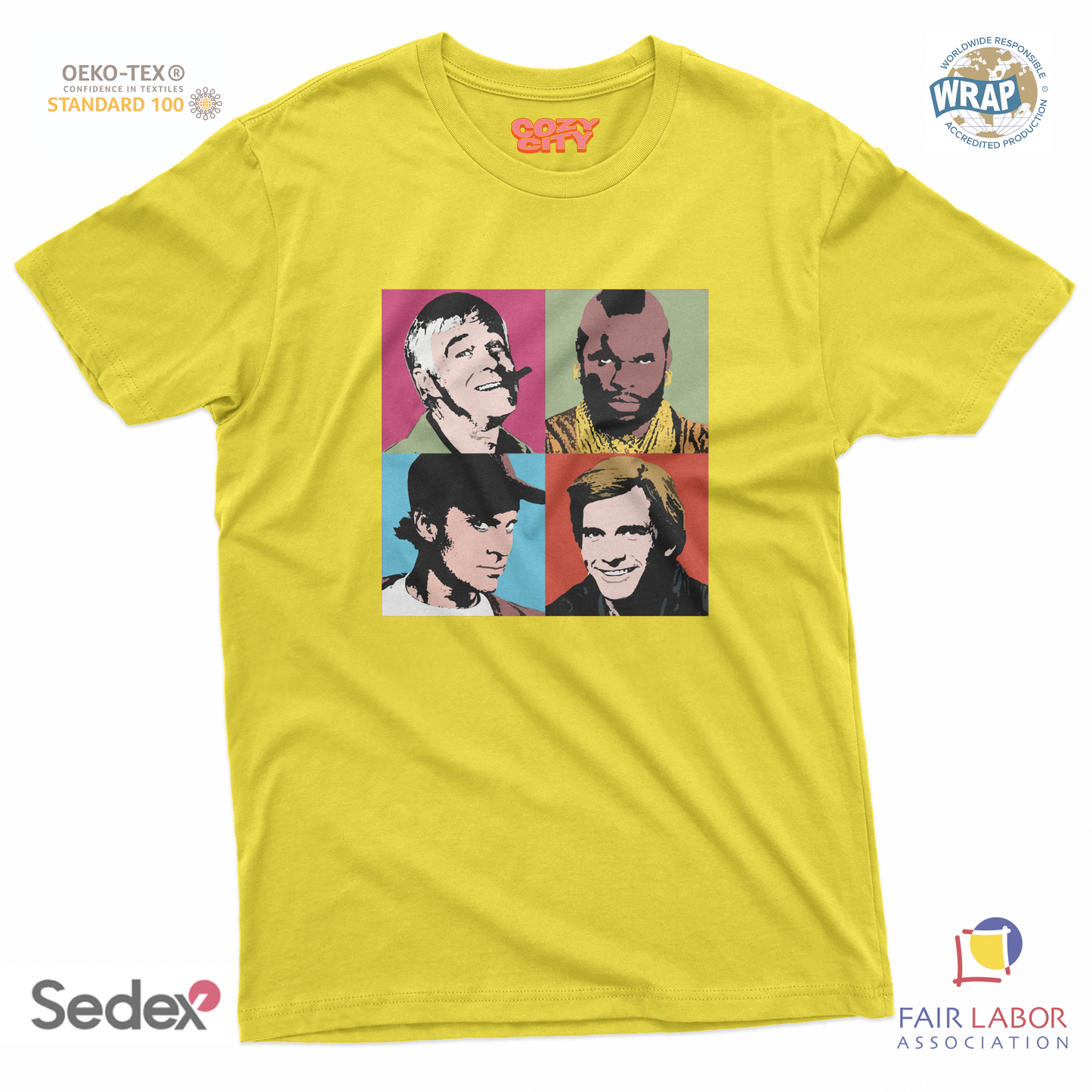 maglietta t-shirt- a team