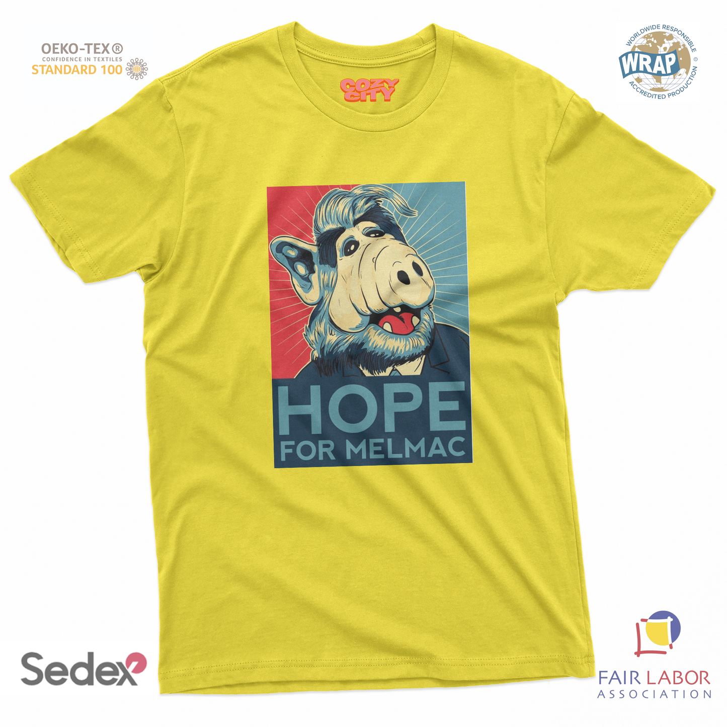 maglietta t-shirt- alf hope for melmac
