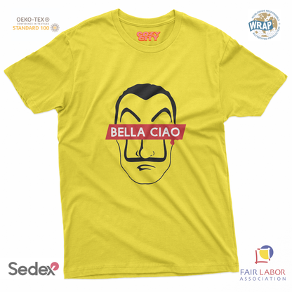 maglietta t-shirt- bella ciao
