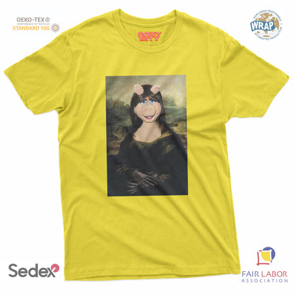 maglietta t-shirt- monnalisa pig