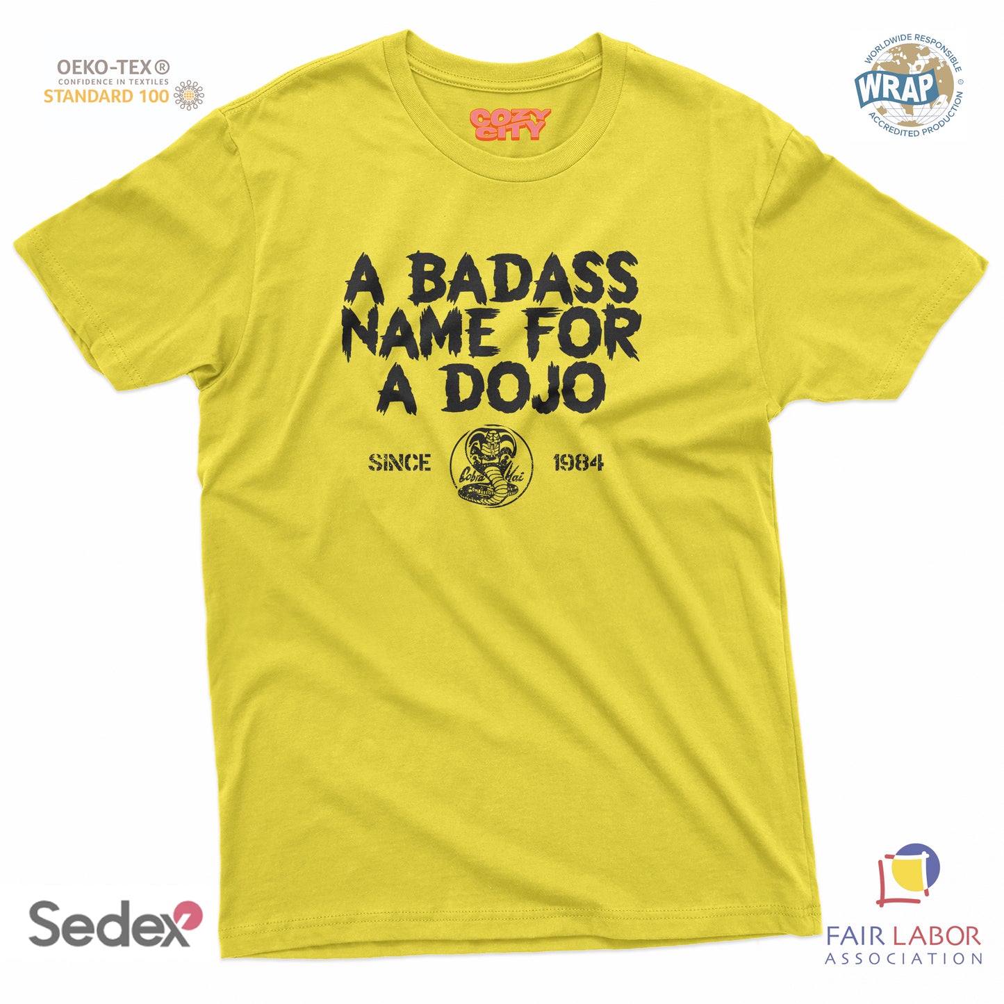 maglietta t-shirt- a bad ass name for a dojo