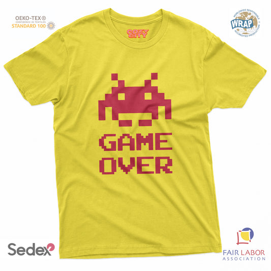 maglietta t-shirt- alien game over