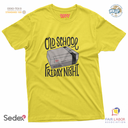 maglietta t-shirt- old school friday night