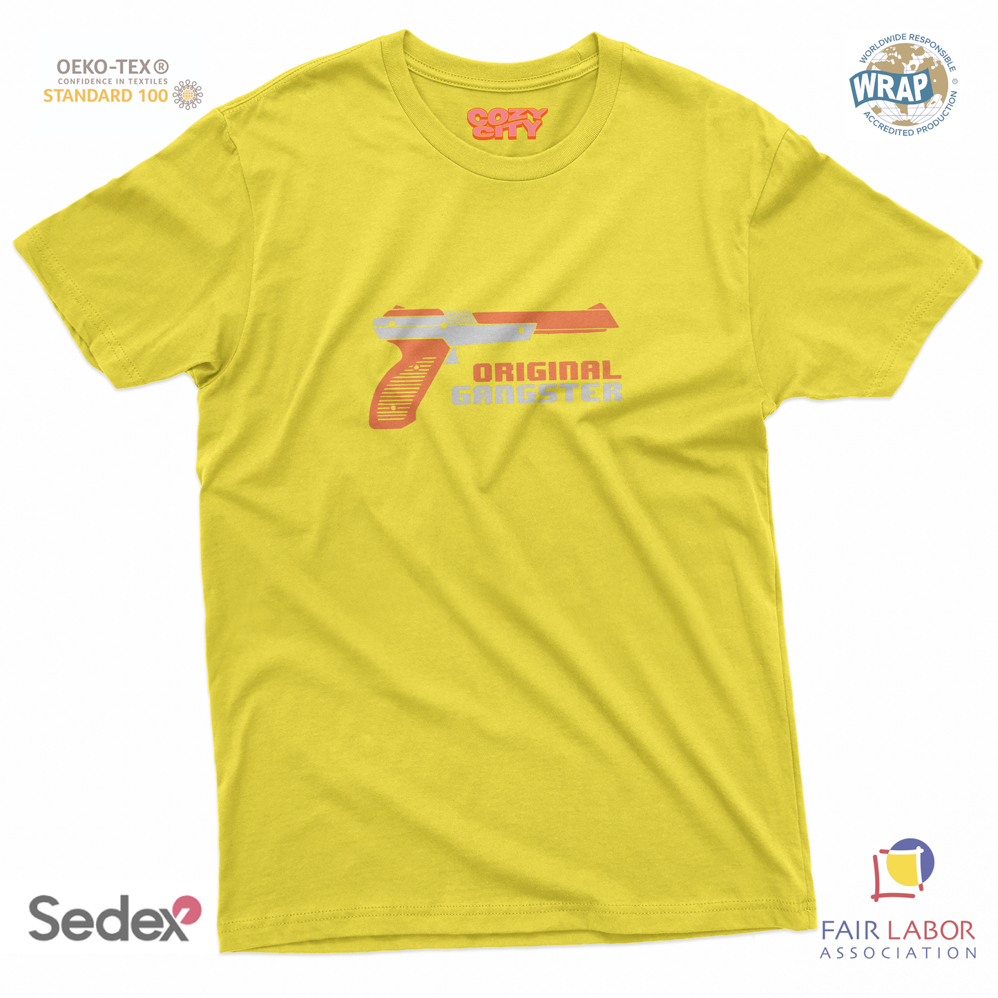 maglietta t-shirt- the original gangster