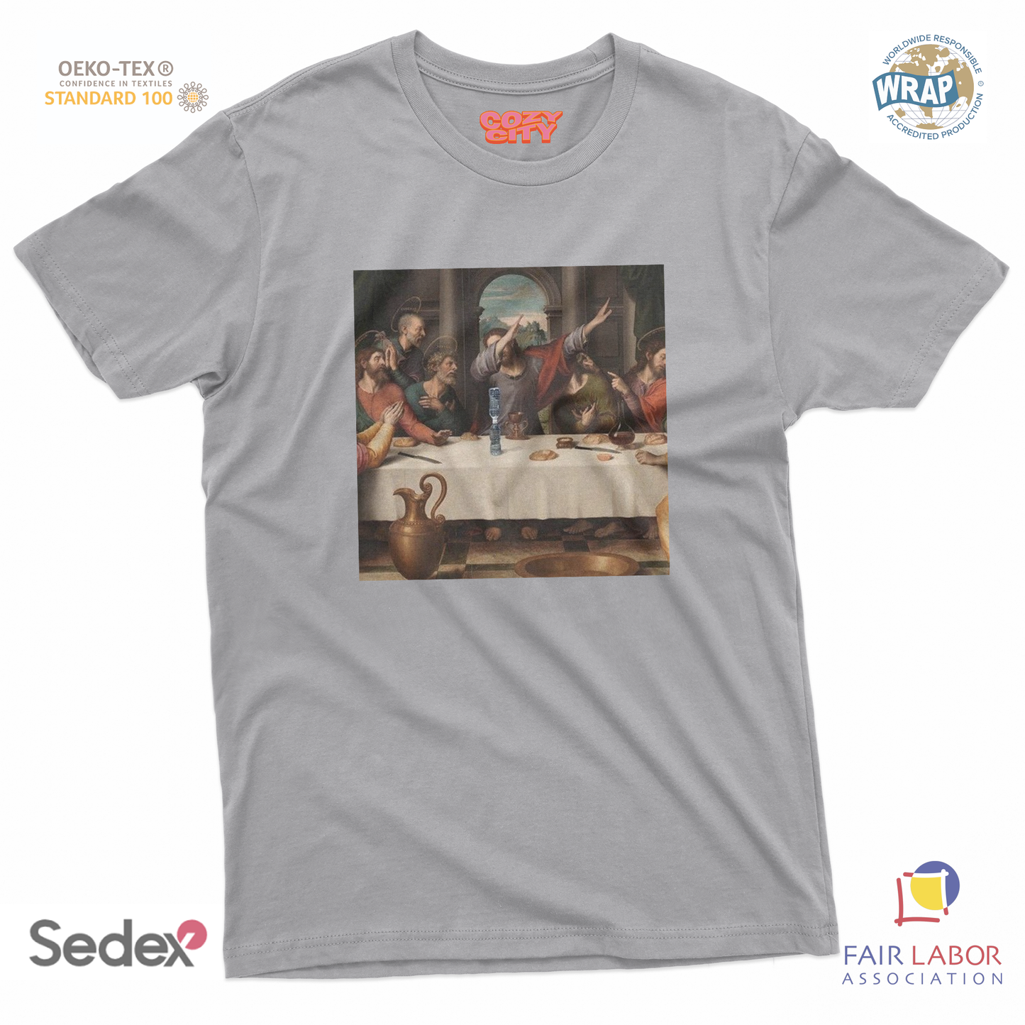 maglietta t-shirt-6 ultima cena dab