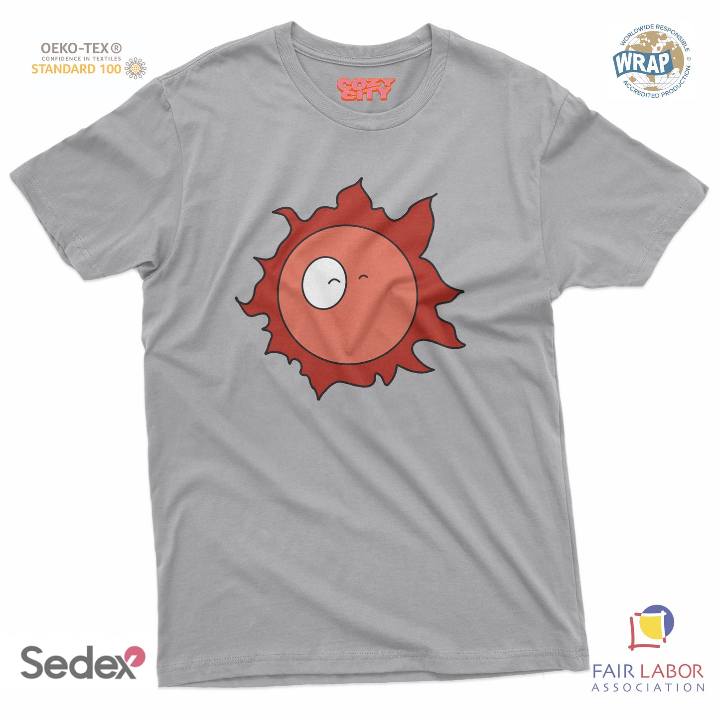 maglietta t-shirt- sole manga