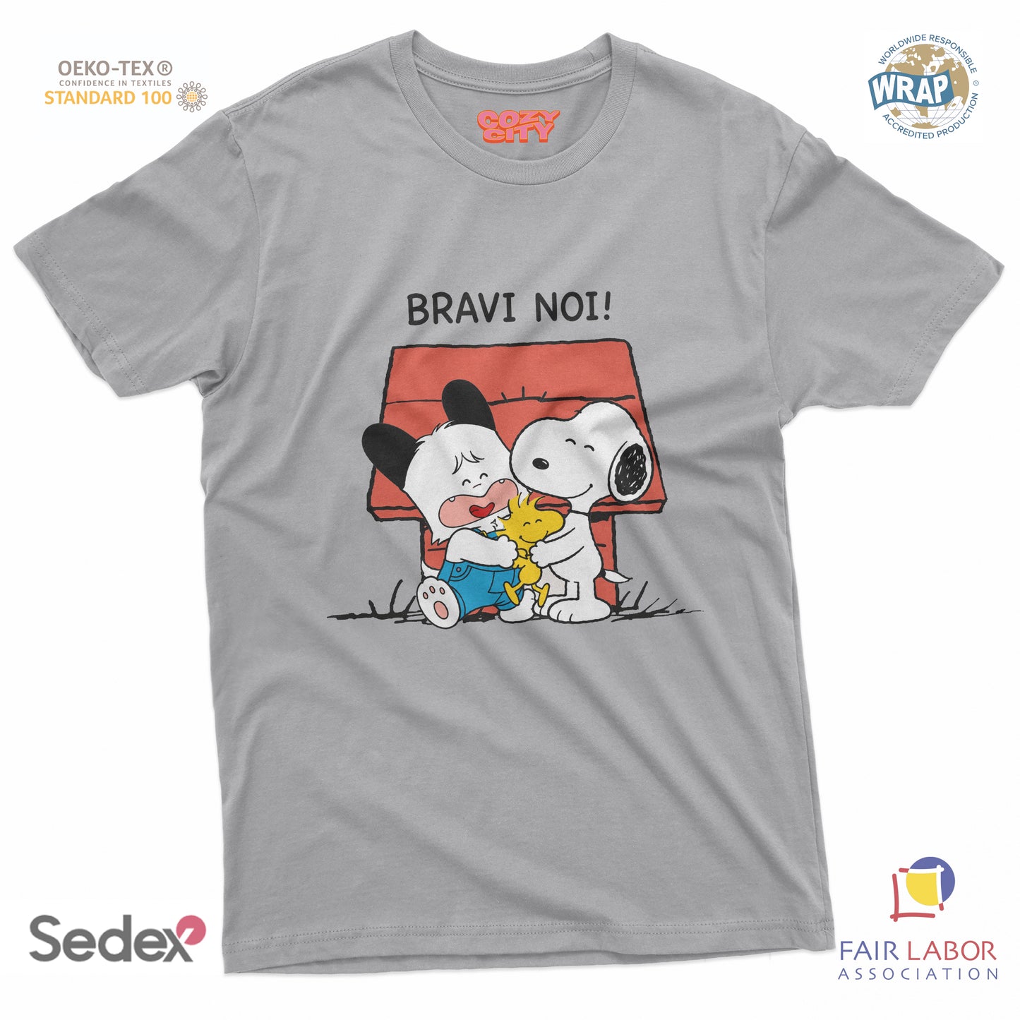 maglietta t-shirt- bravi noi