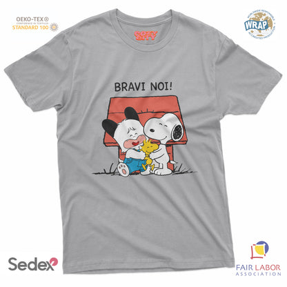 maglietta t-shirt- bravi noi