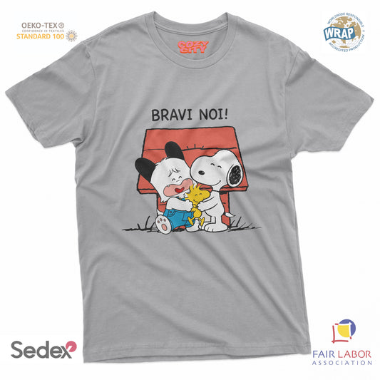 maglietta t-shirt- bravi noi