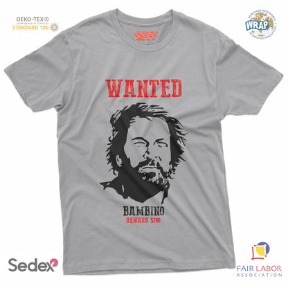 maglietta t-shirt-bambimo wanted