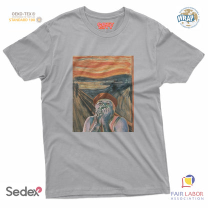 maglietta t-shirt- l urlo di ugo