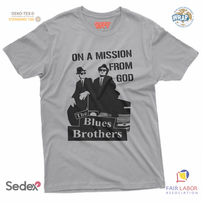 maglietta t-shirt- brothers on a mission from god