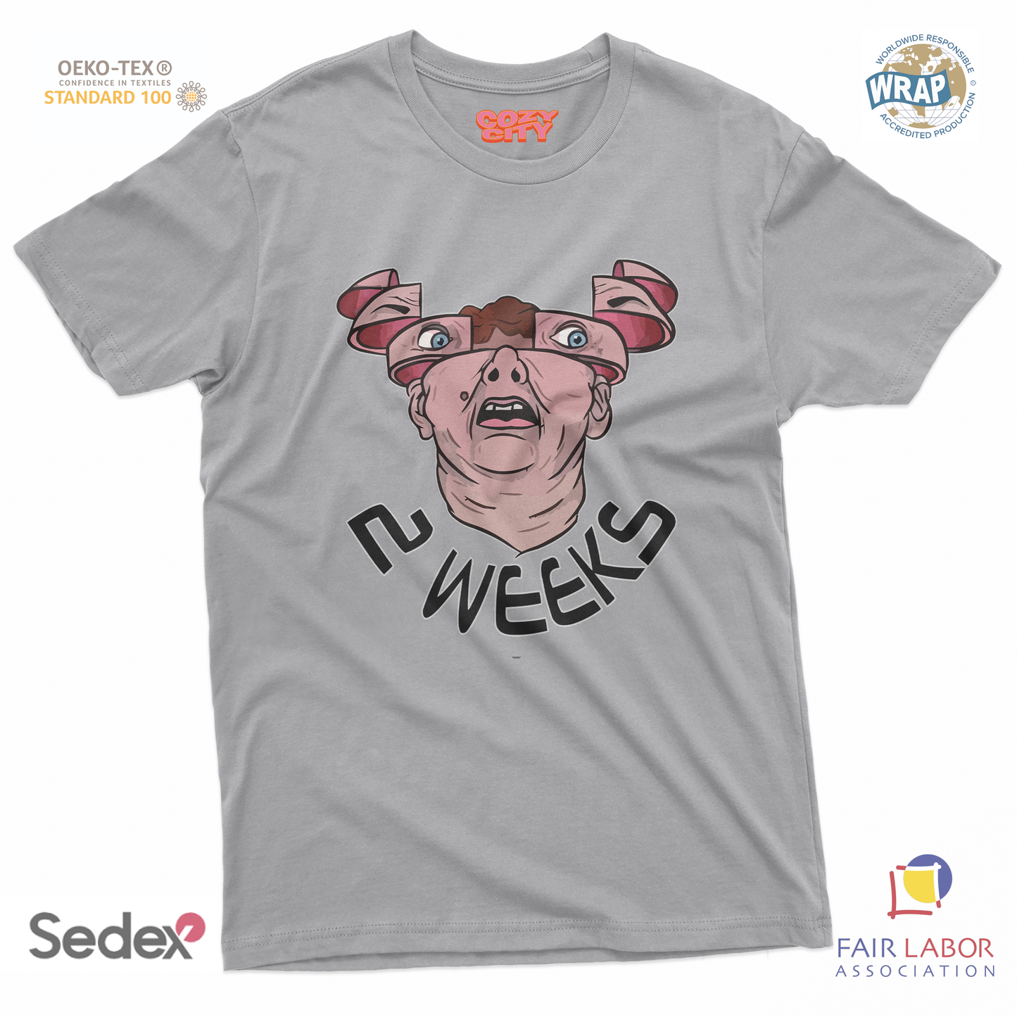 maglietta t-shirt- 2 weeks douglas quaid atto di forza