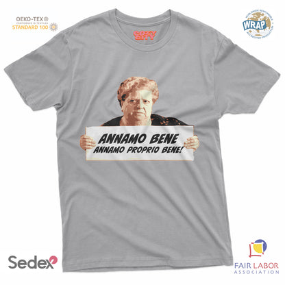maglietta t-shirt- annamo bene