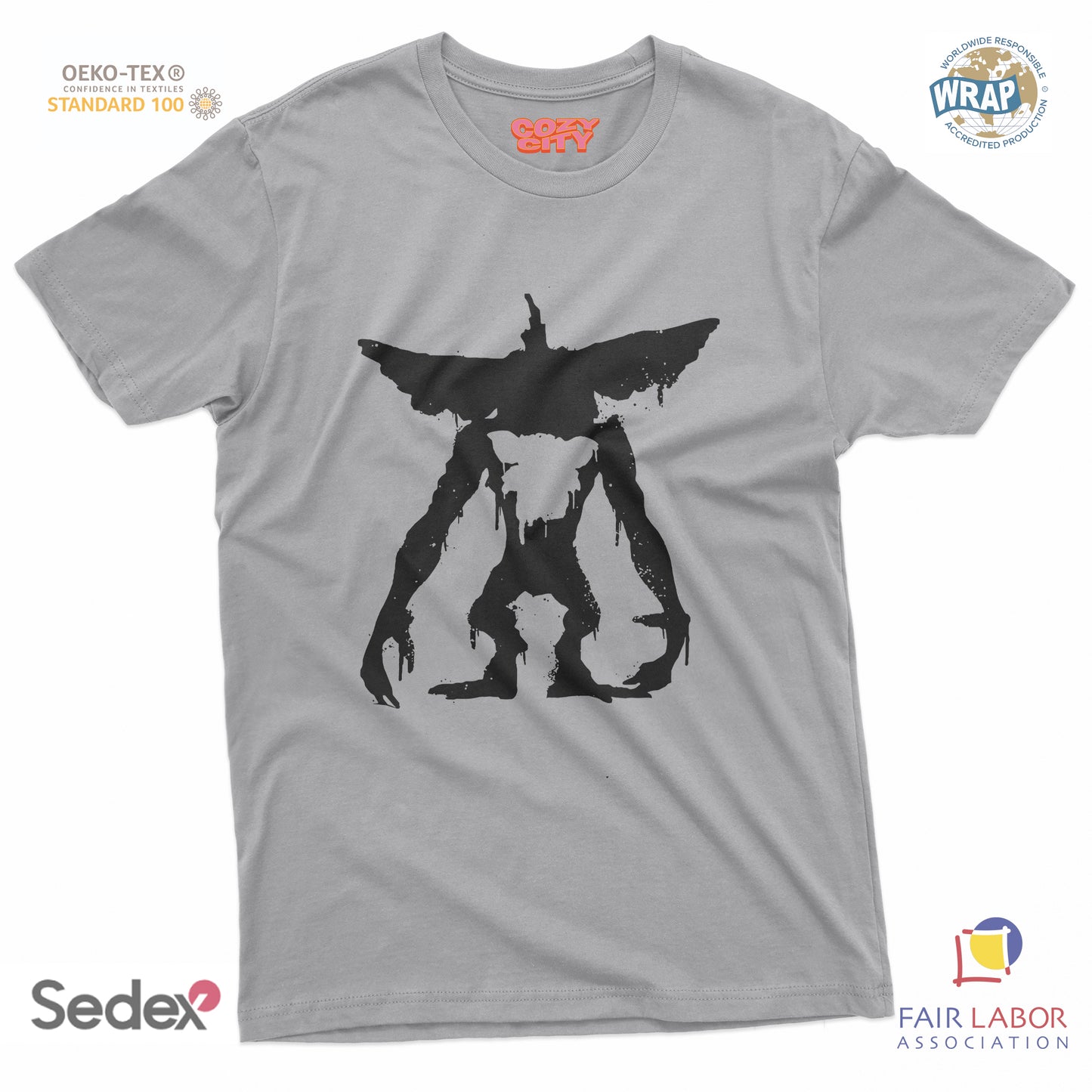 maglietta t-shirt- mostri anni 80