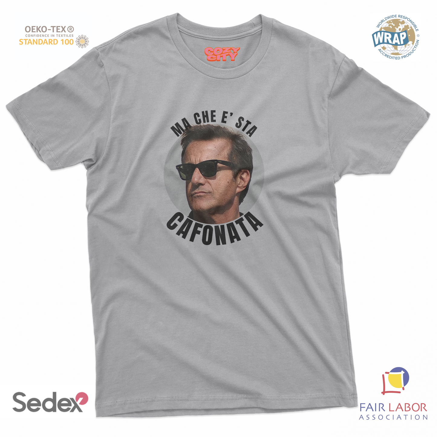 maglietta t-shirt- cristian che è sta cafonata