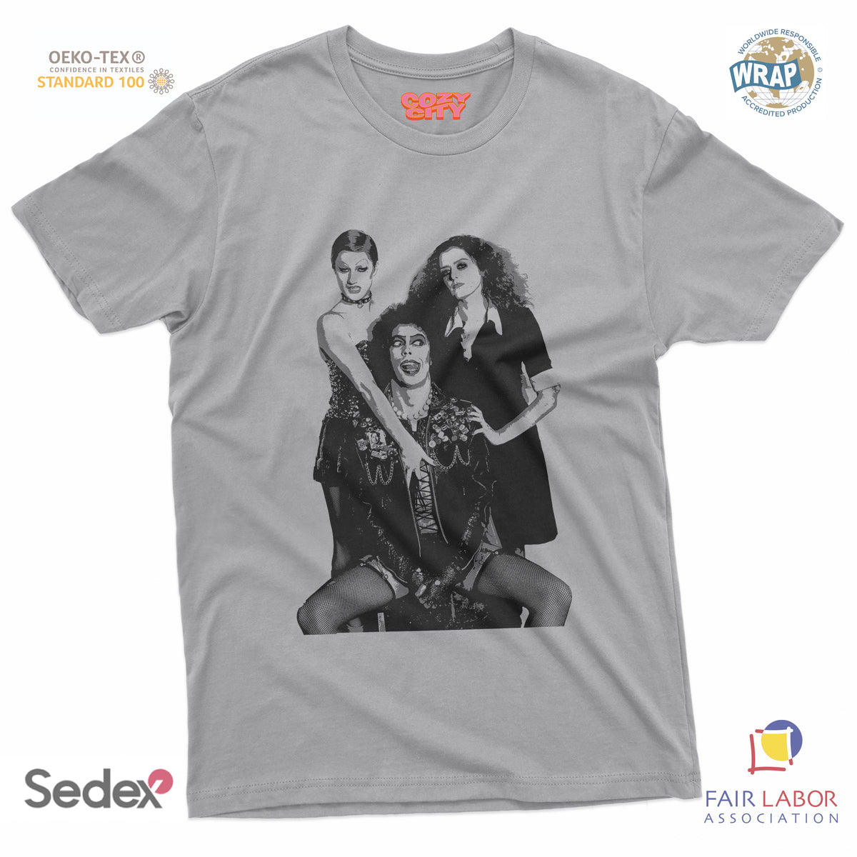 maglietta t-shirt- rocky show