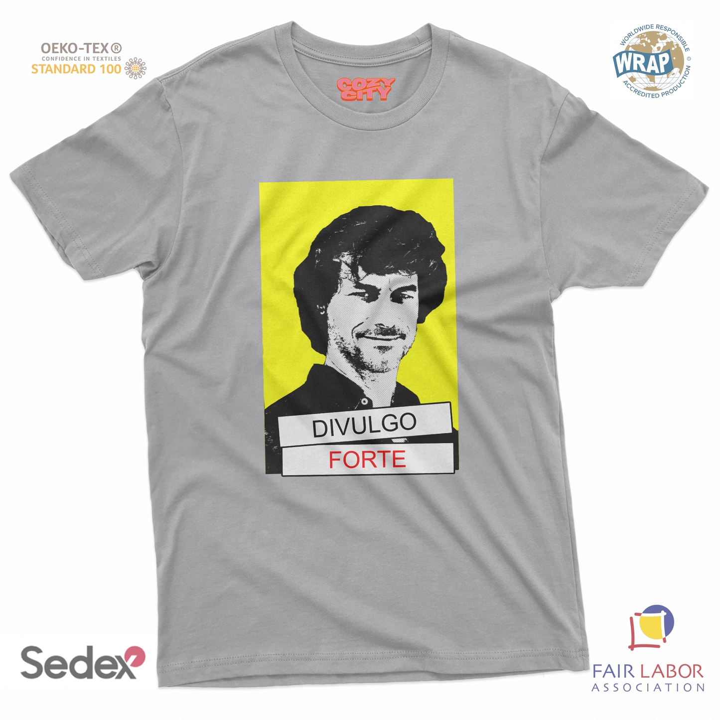 maglietta t-shirt- alberto divulgo forte