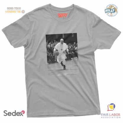 maglietta t-shirt- papa franci basket
