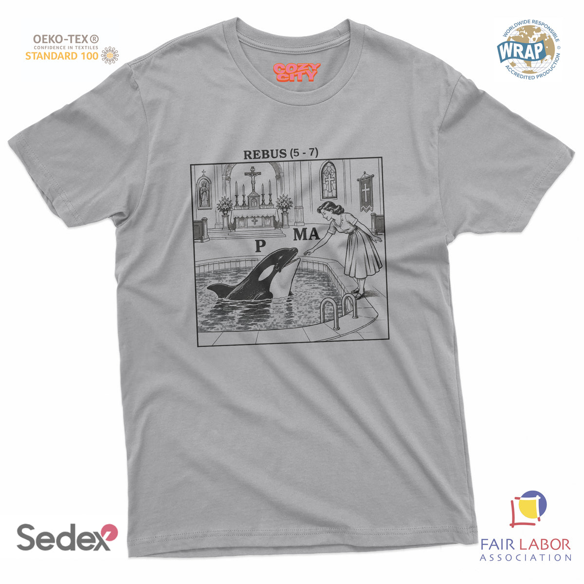 maglietta t-shirt- rebus maleducato
