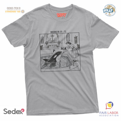 maglietta t-shirt- rebus maleducato