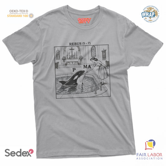 maglietta t-shirt- rebus maleducato