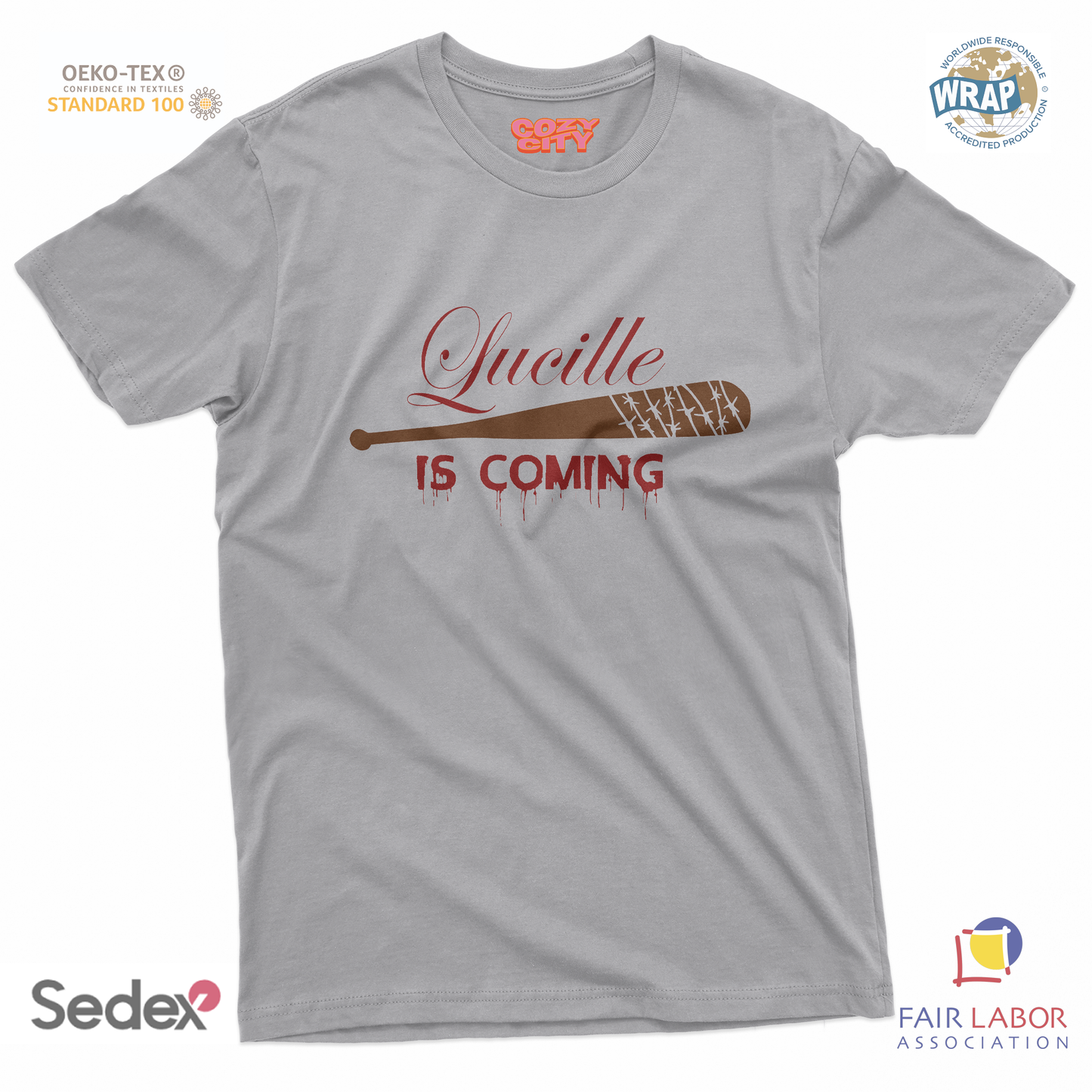 maglietta t-shirt- lucille is coming negan