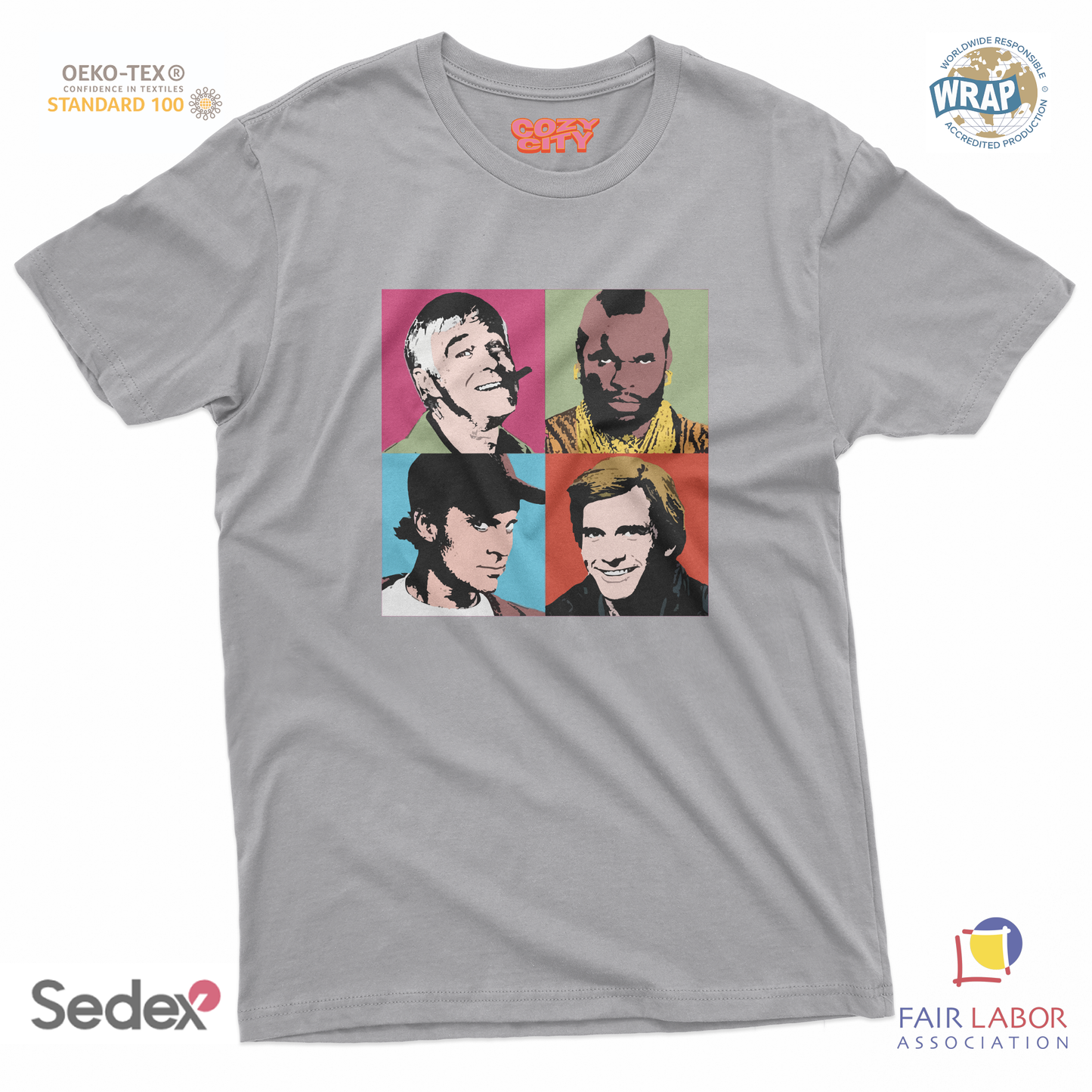 maglietta t-shirt- a team