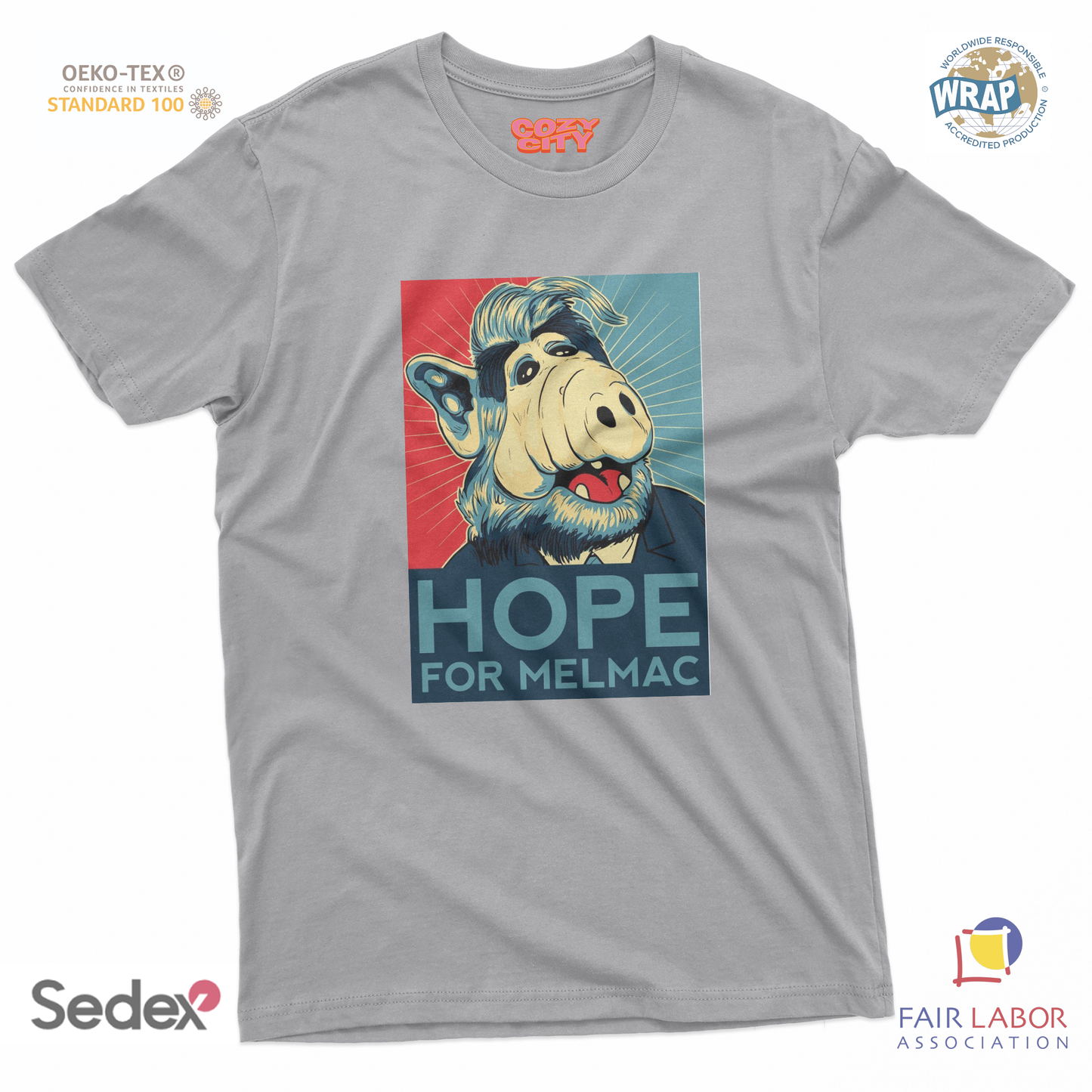 maglietta t-shirt- alf hope for melmac