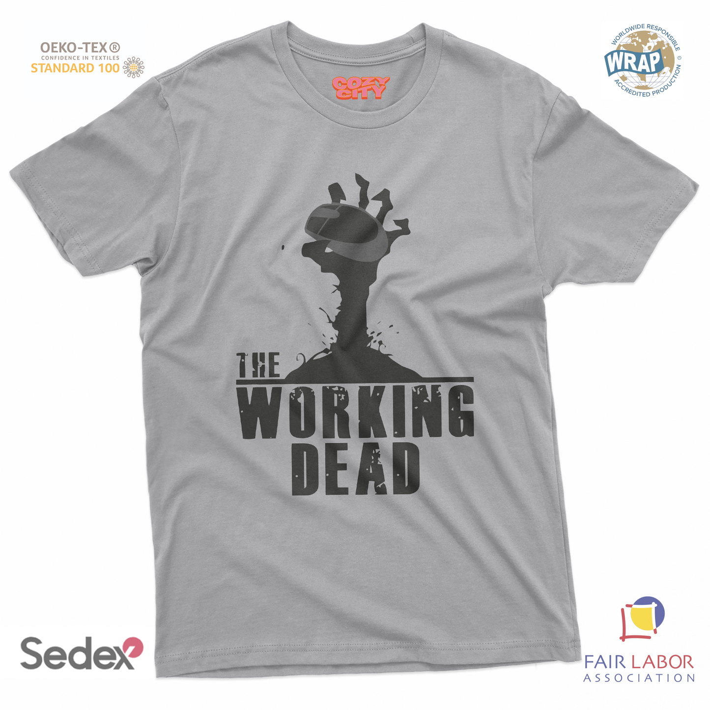 maglietta t-shirt- the working dead