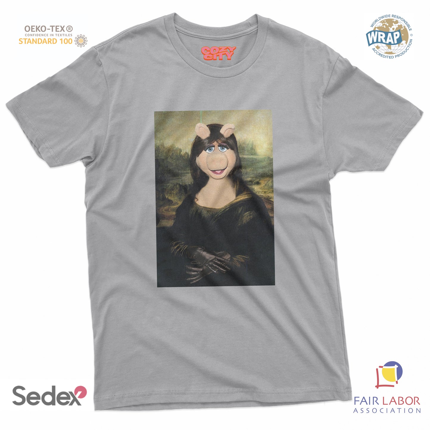 maglietta t-shirt- monnalisa pig