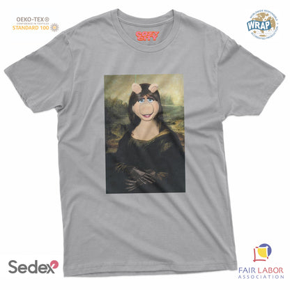 maglietta t-shirt- monnalisa pig