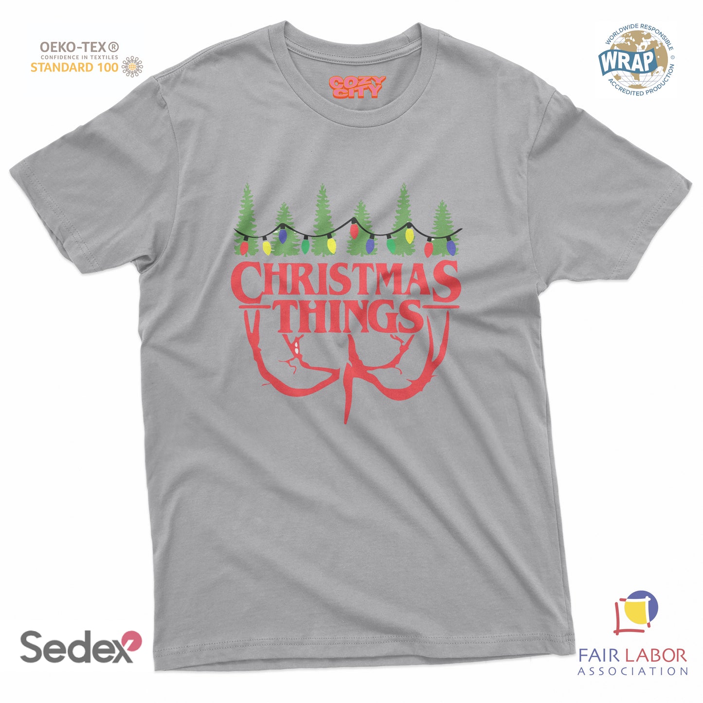 maglietta t-shirt- christmas things