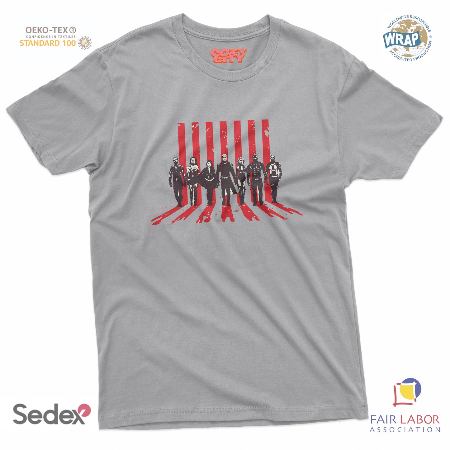 maglietta t-shirt- eroi cattivi
