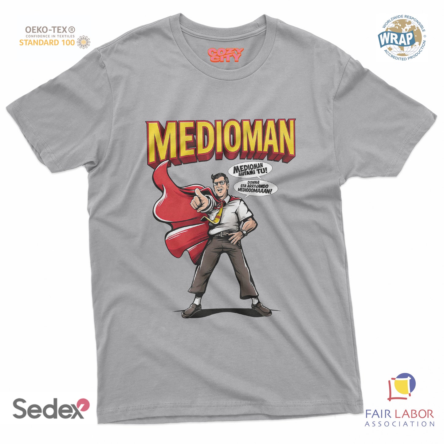 maglietta t-shirt- Medioman