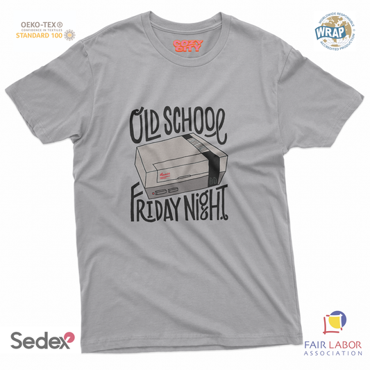 maglietta t-shirt- old school friday night