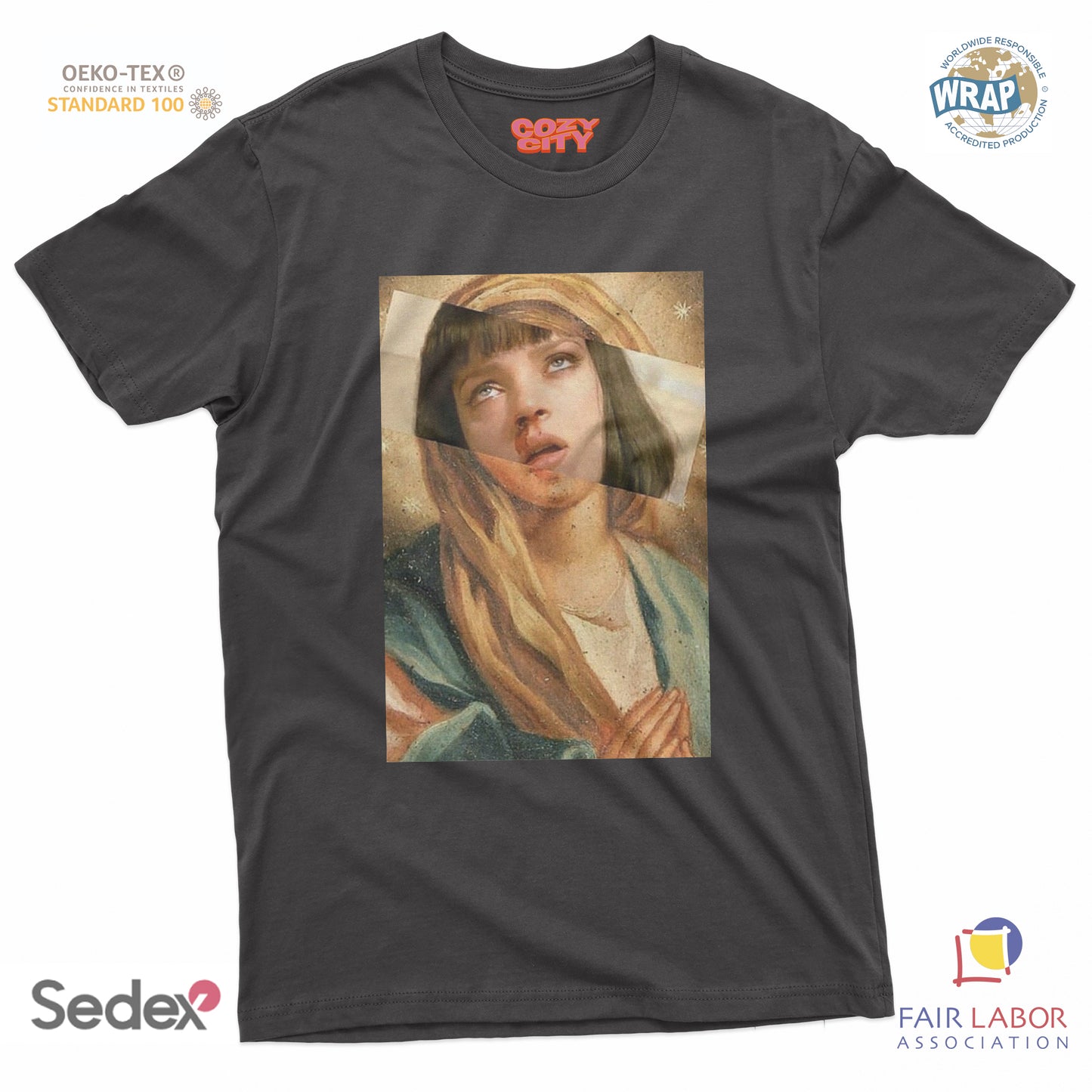 maglietta t-shirt- madonna wallace