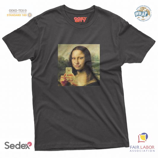 maglietta t-shirt- monnalisa selfie
