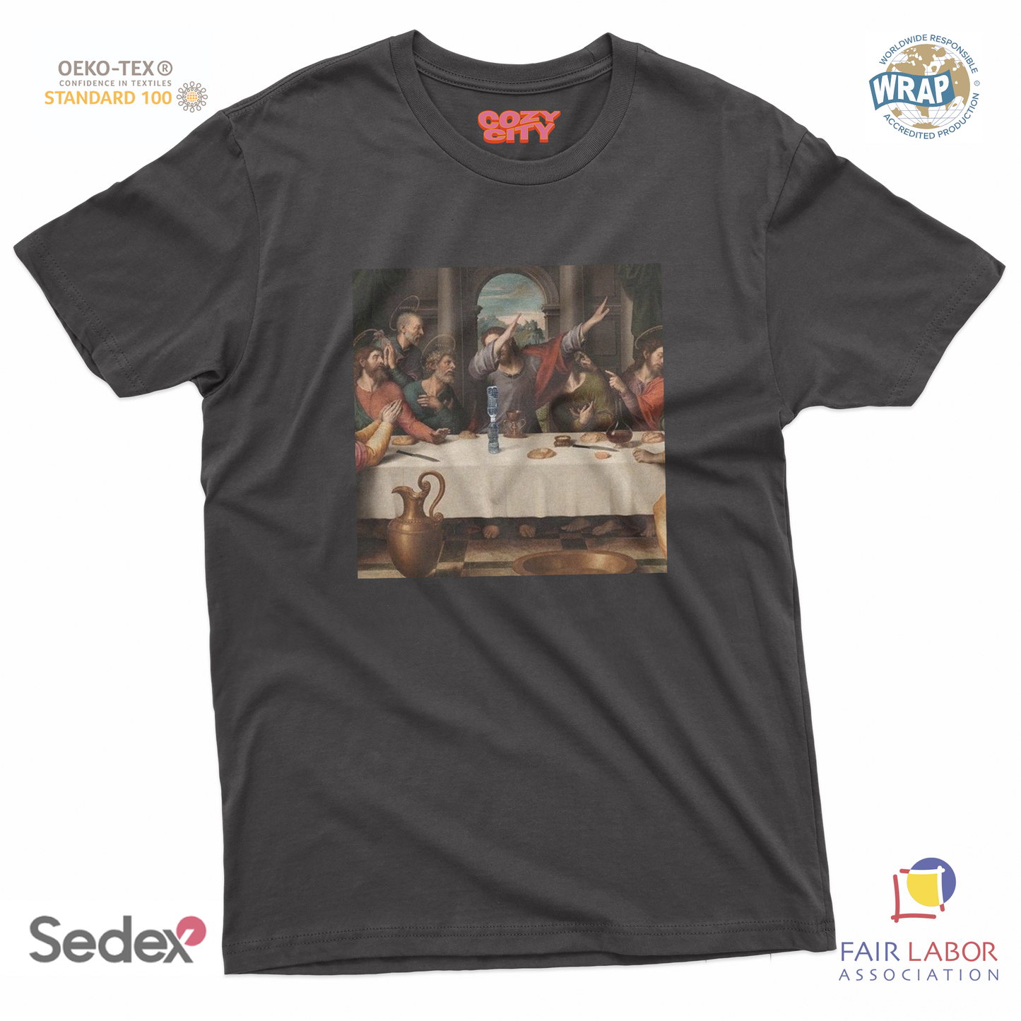 maglietta t-shirt-6 ultima cena dab